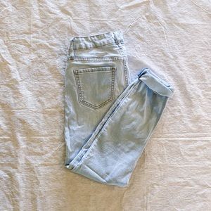 Light Wash Skinny Jeans